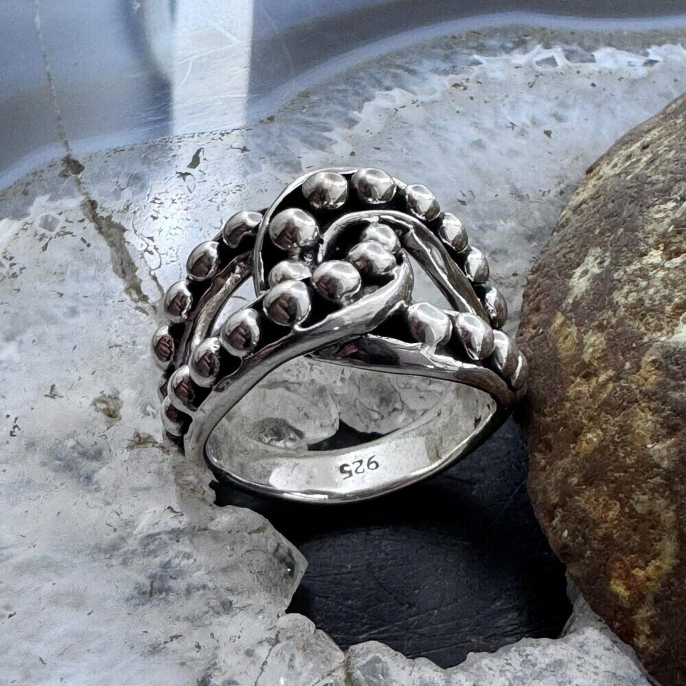Sterling Silver Intertwined Balls Pattern Fashion… - image 5